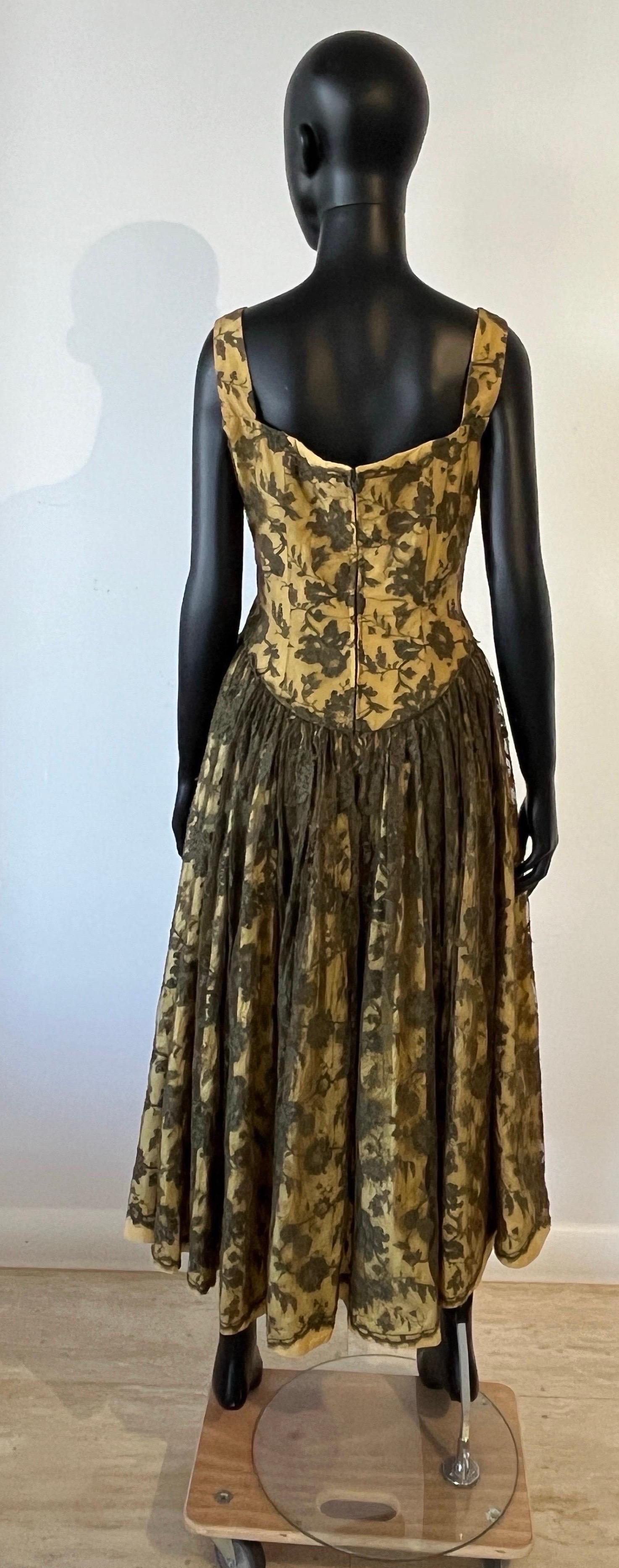Chloe by Karl Lagerfeld Partykleid 1980er Jahre Damen im Angebot