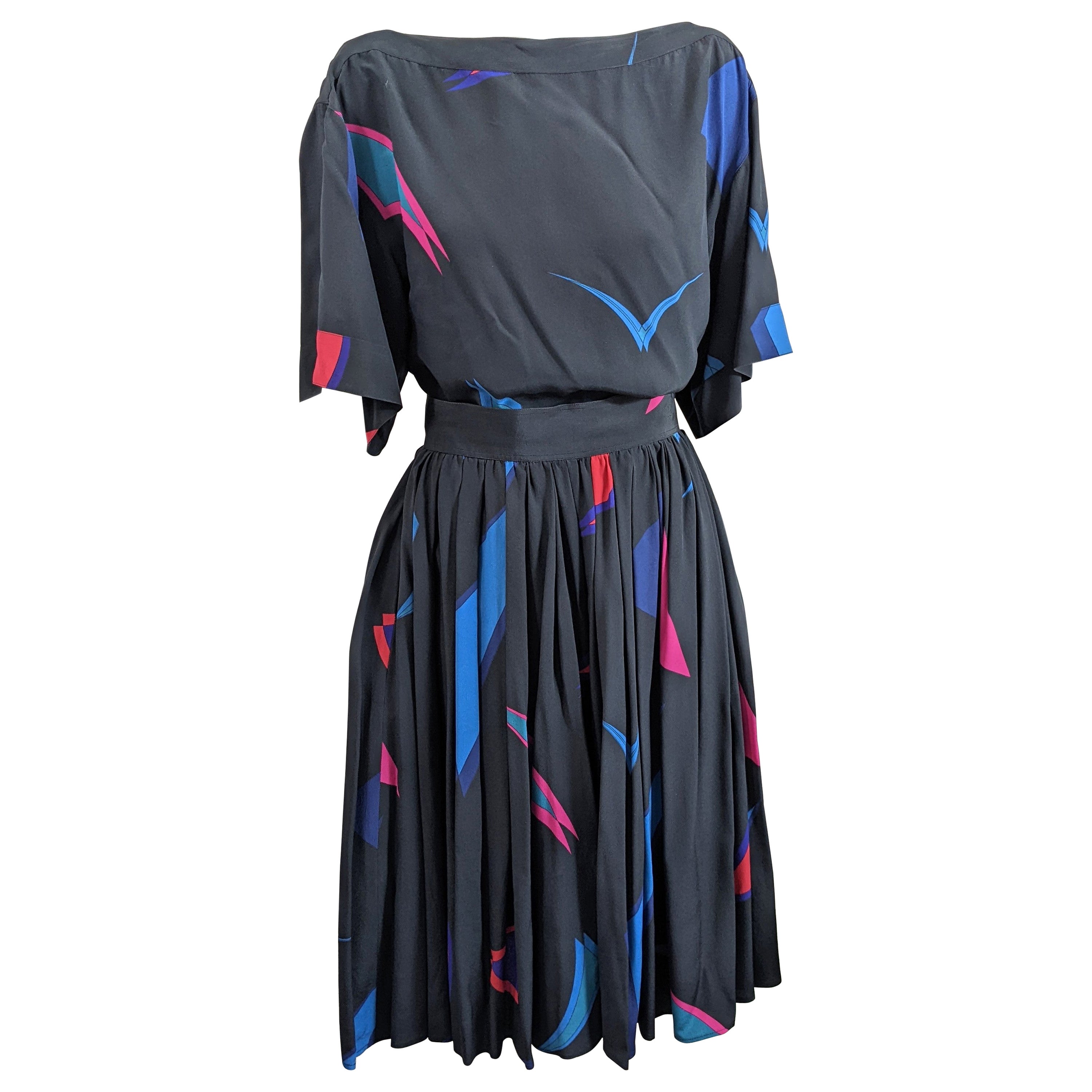 Set Culotte in crepe di seta stampata Chloe by Lagerfeld