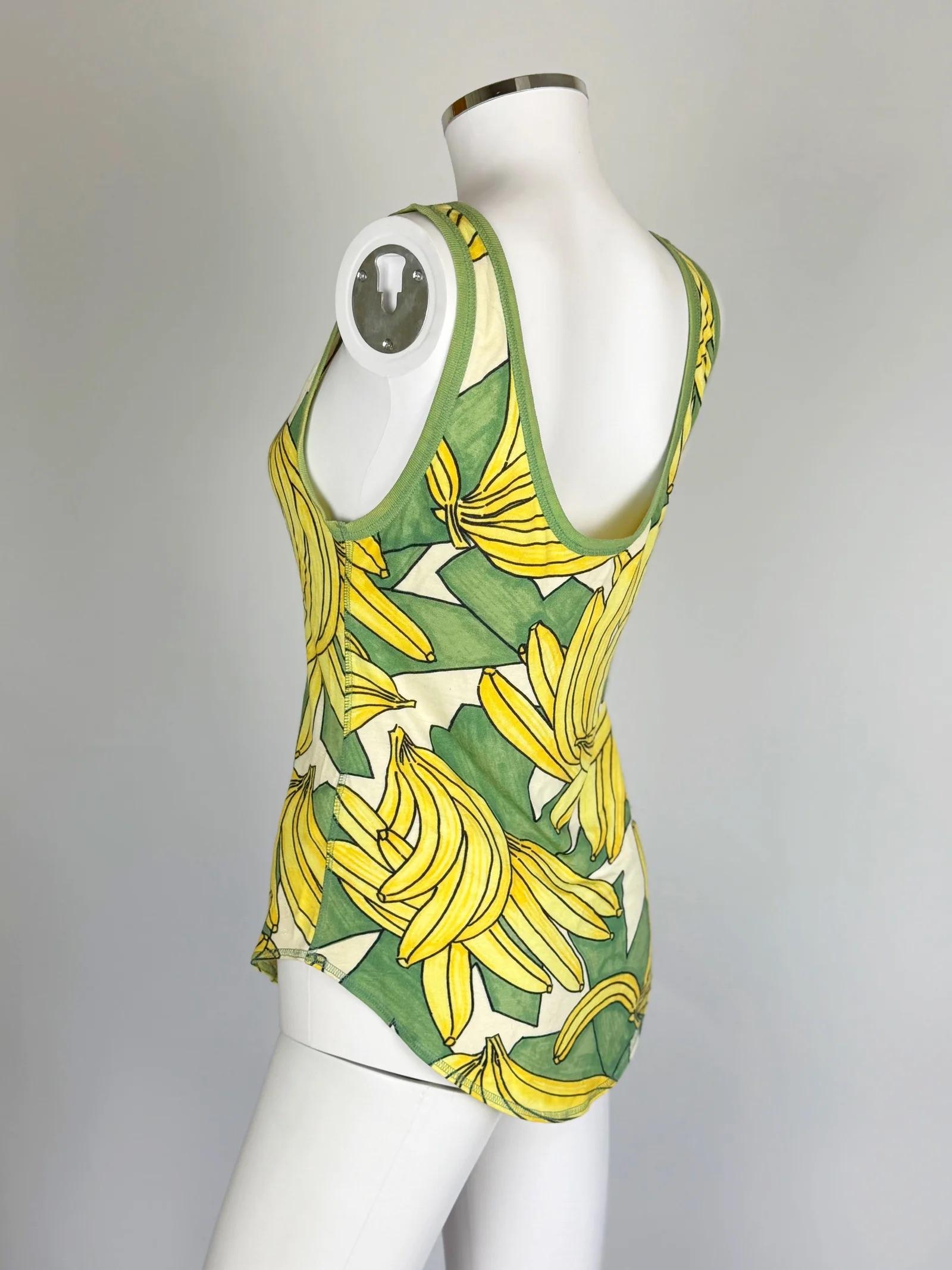 Top con stampa a banana Chloé by Phoebe Philo, SS 2004 2