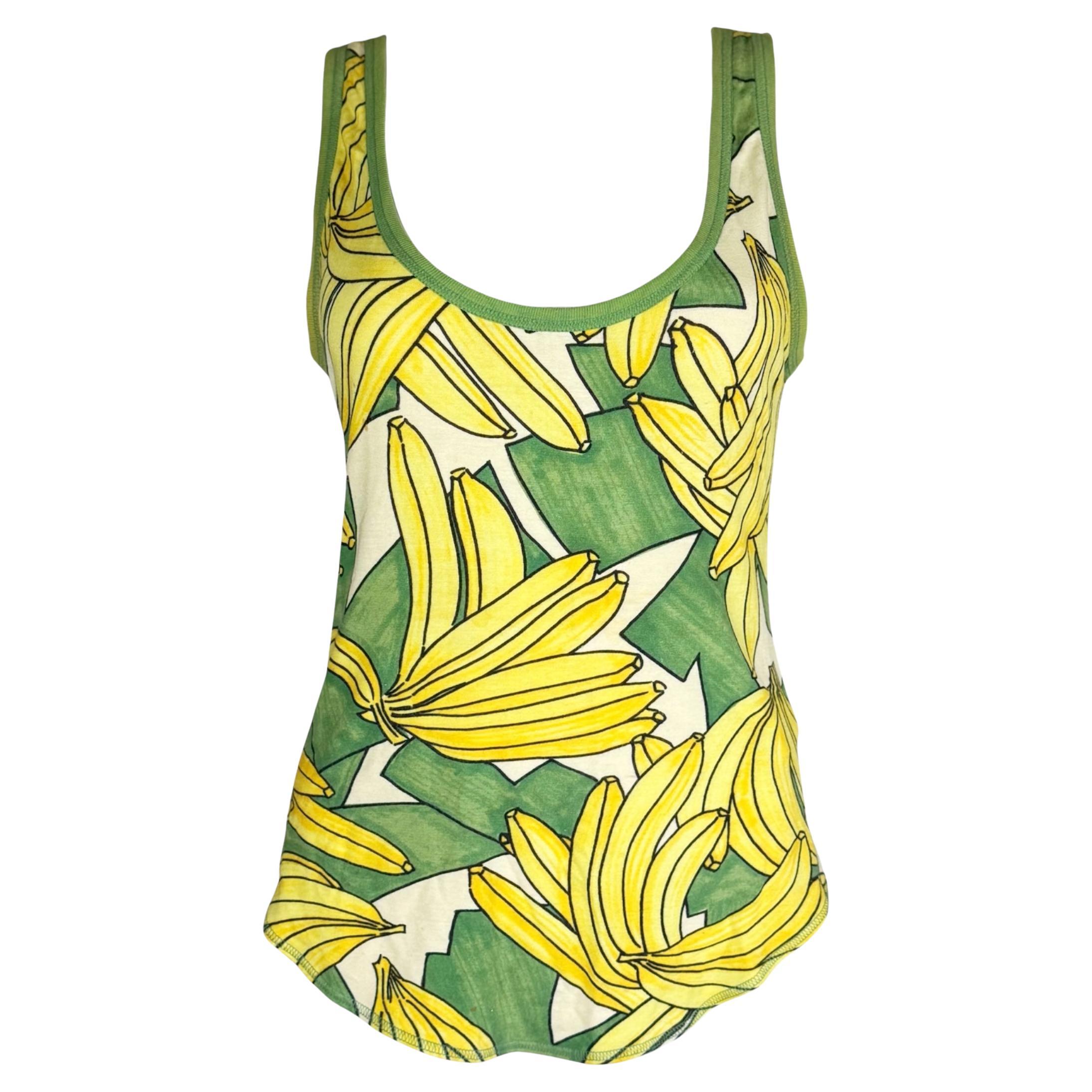 Top con stampa a banana Chloé by Phoebe Philo, SS 2004