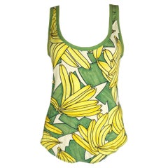 Chloé by Phoebe Philo Banana Print Top, SS 2004