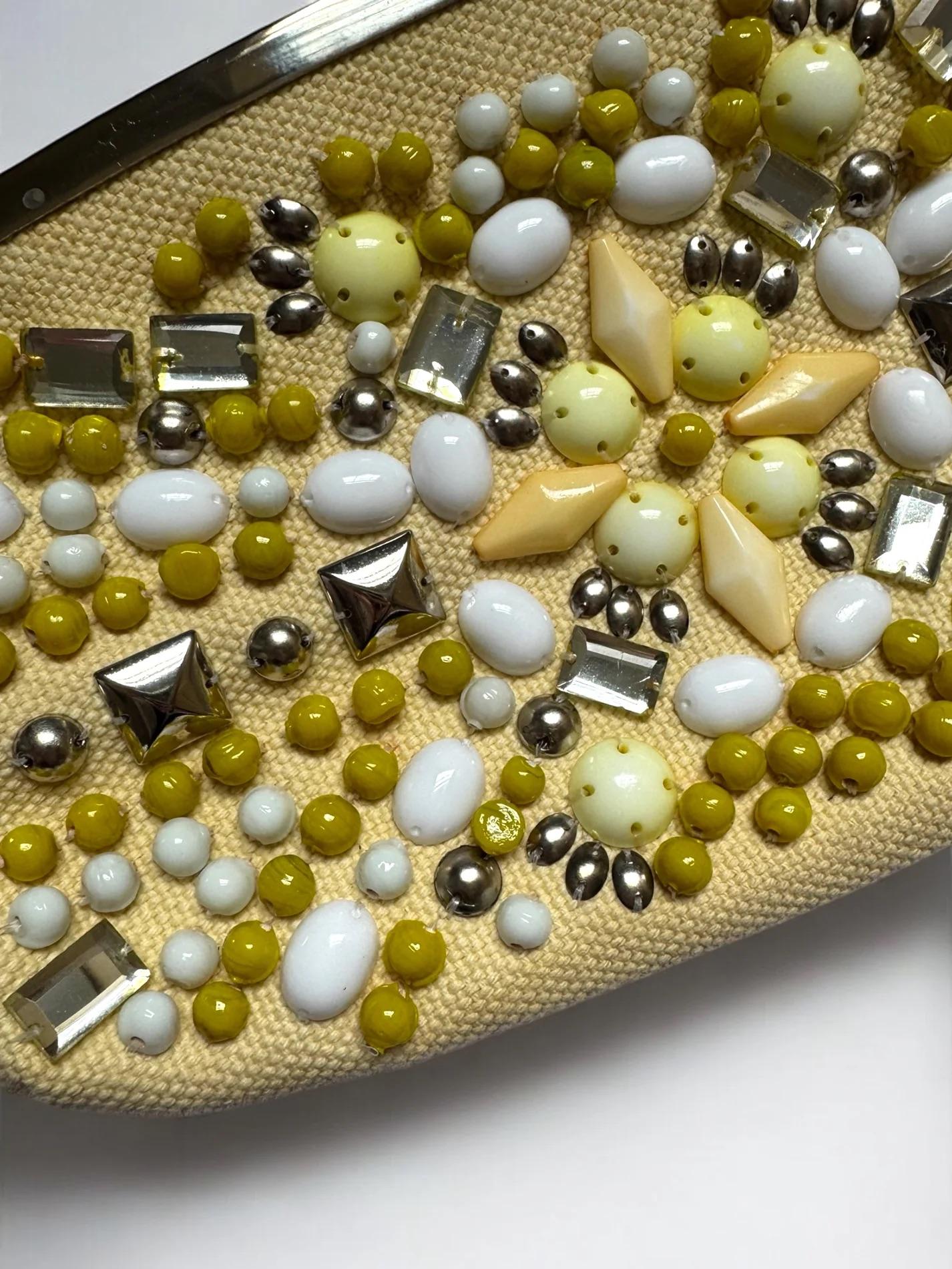 Chloé by Phoebe Philo Beaded Clutch, SS 2002 In Good Condition For Sale In Marlborough, GB