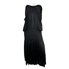 Chloé by Phoebe Philo Black Halter Dress, SS 2004