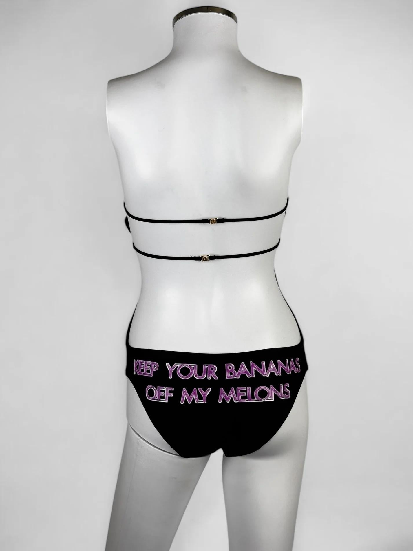 Women's Chloé by Stella McCartney “Keep Your Bananas off My Melons” Swimsuit, SS 2001 For Sale