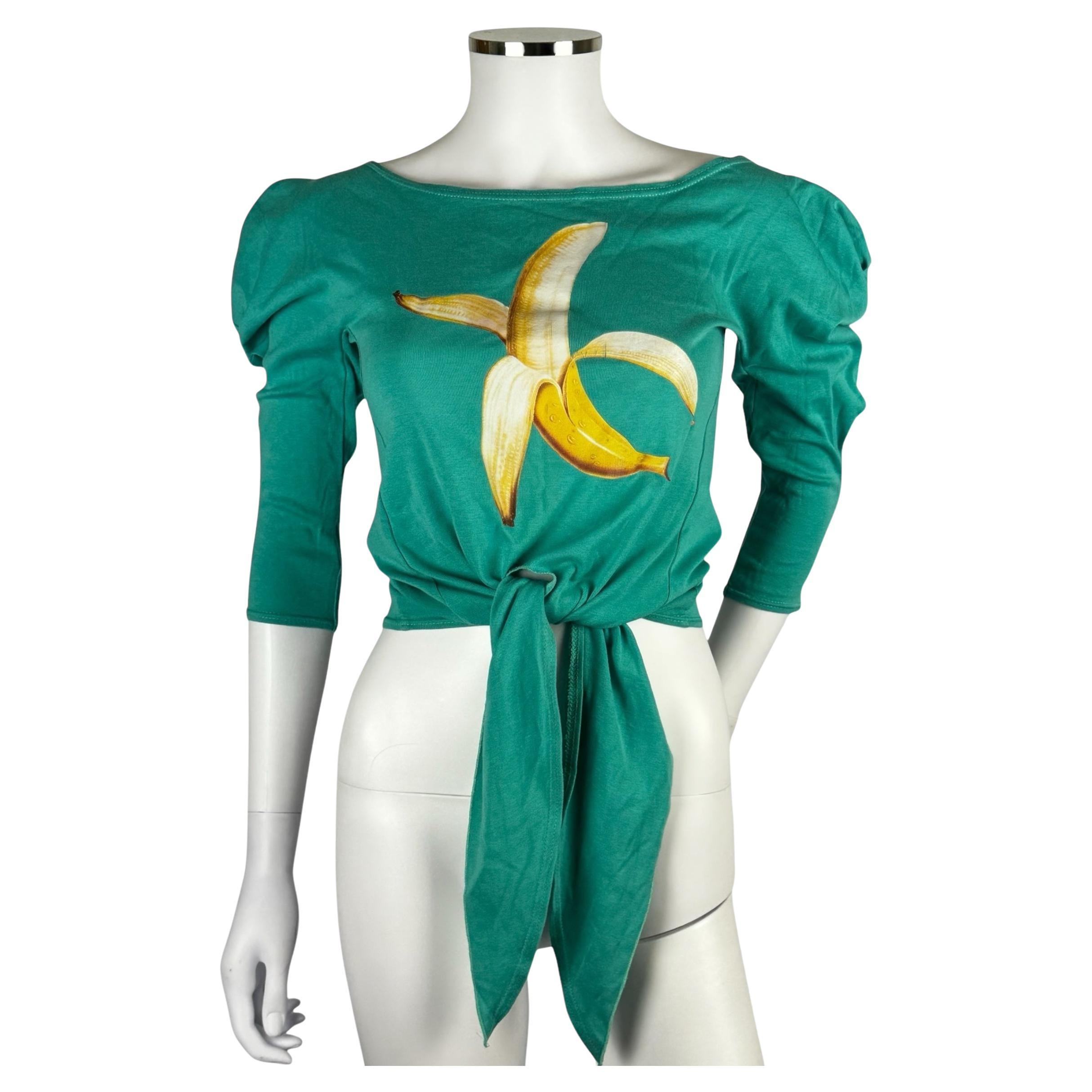 Chloé by Stella McCartney Banana Tie Front Top, SS 2001 For Sale