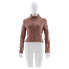 Chloé by Stella McCartney dusky pink corduroy corset jacket, fw 2001