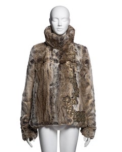 Chloé by Stella McCartney Faux Fur Embellished Jacket, FW 2001