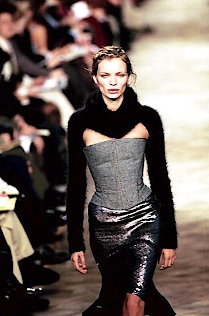 Chloé by Stella McCartney runway 1999 vintage sequin fishtail style skirt 8