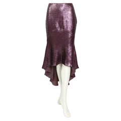 Chloé by Stella McCartney runway 1999 vintage sequin fishtail style skirt