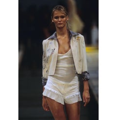 Chloé by Stella McCartney S/S 2000 Ecru Embroidered Cropped Jacket