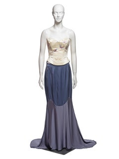 Chloé by Stella McCartney Silk Corset and Skirt Ensemble, SS 1999