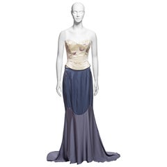 Chloé by Stella McCartney Silk Corset and Skirt Ensemble, SS 1999