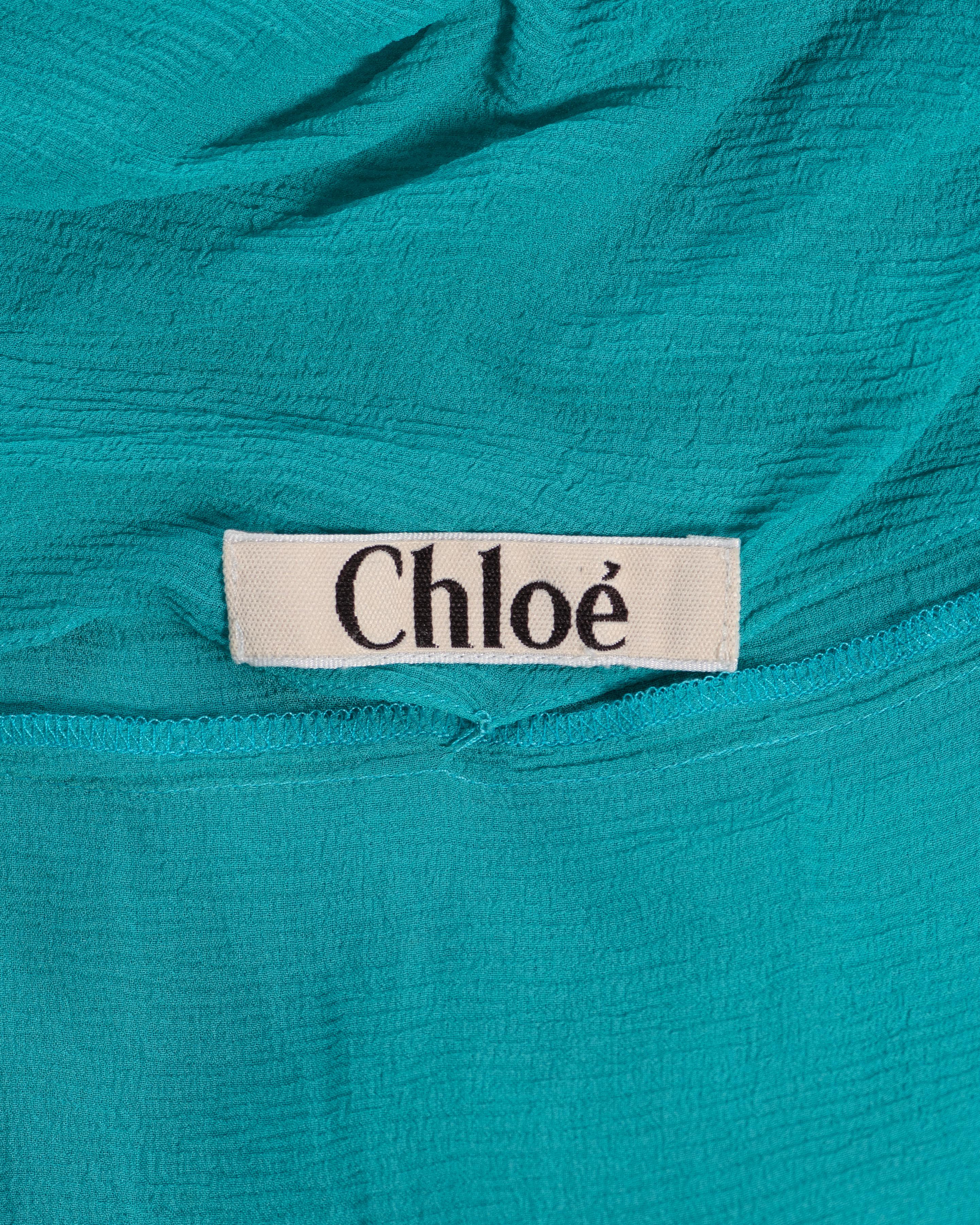 Chloe by Stella McCartney Silk Halter Dress with Sequin Horse Motif, SS 2001 7