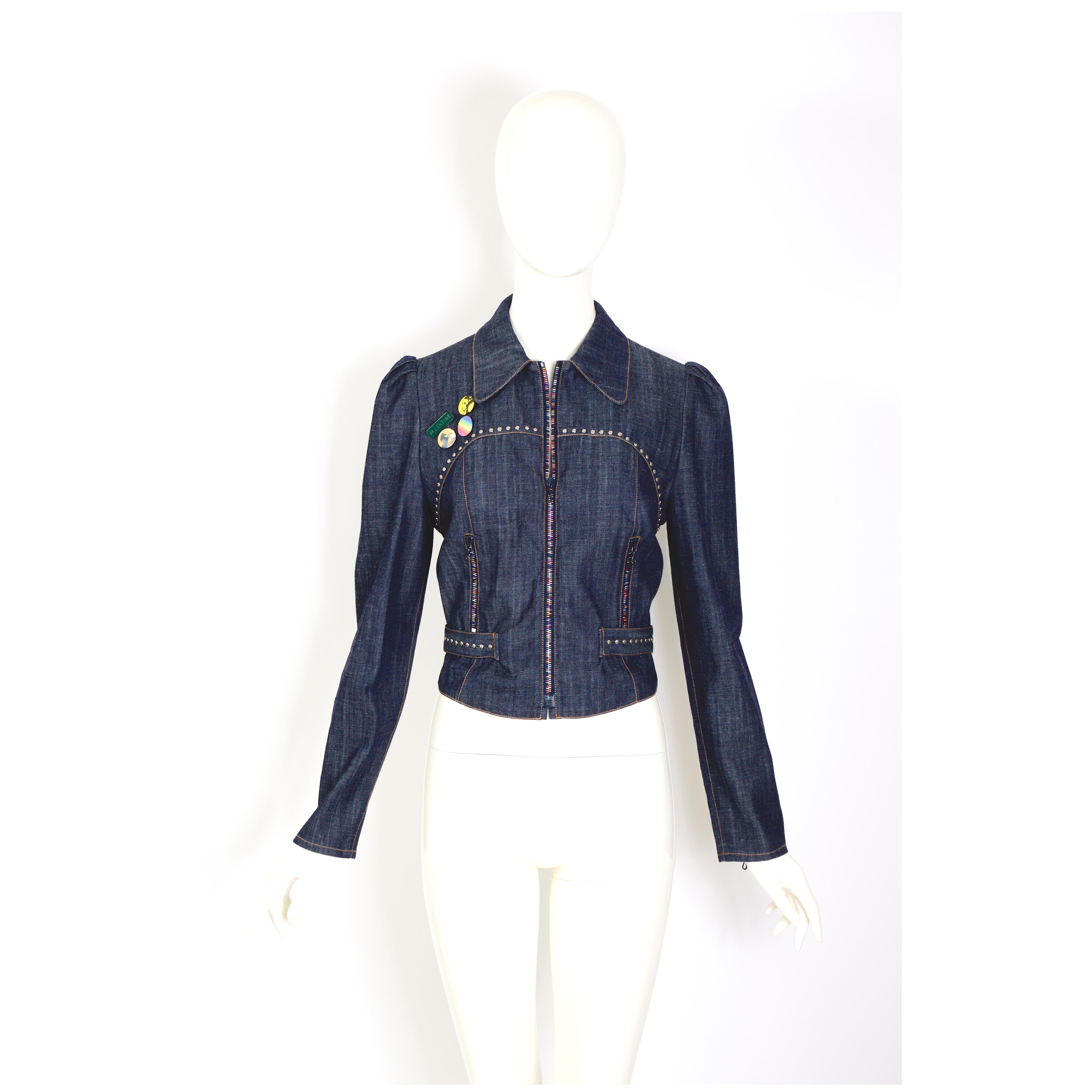 Ensemble veste et jupe en jean vintage 2001 Chloé by Stella McCartney en vente 7