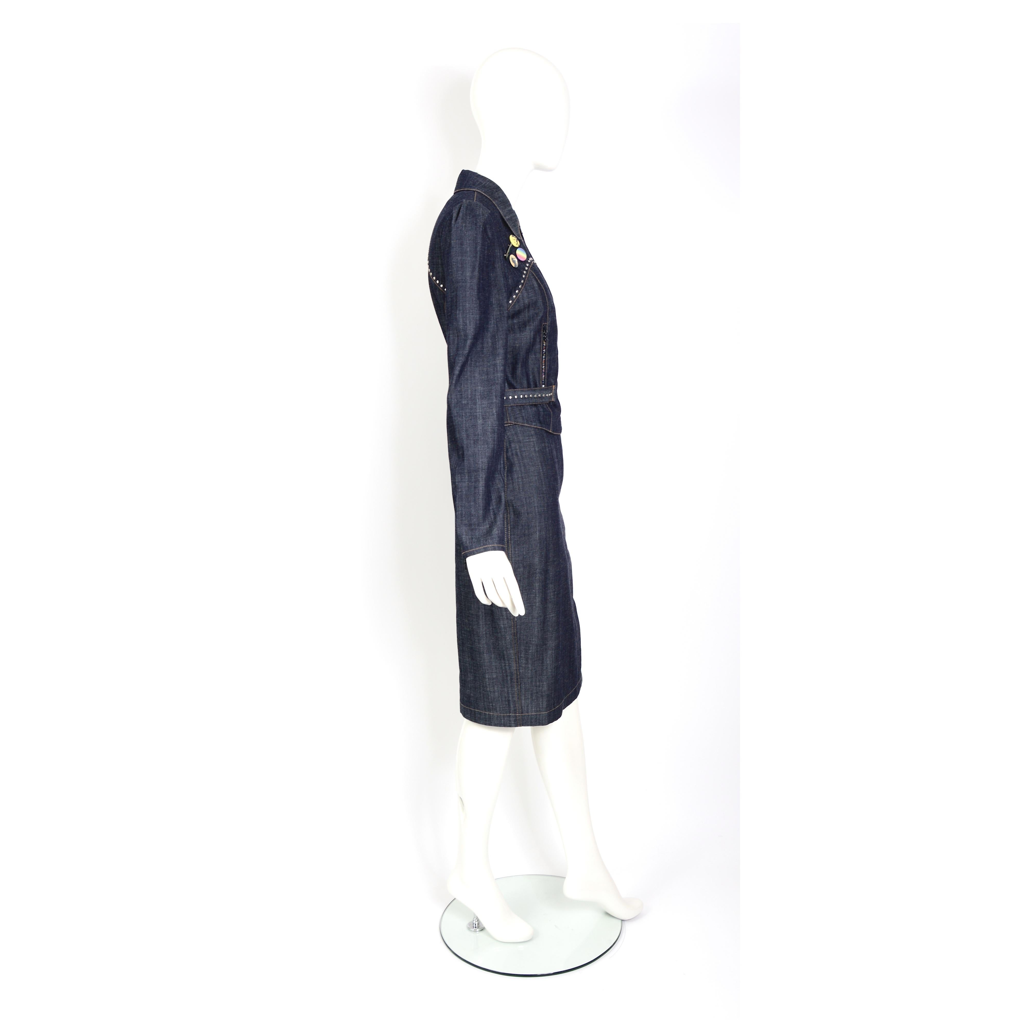 Ensemble veste et jupe en jean vintage 2001 Chloé by Stella McCartney Excellent état - En vente à Antwerp, BE