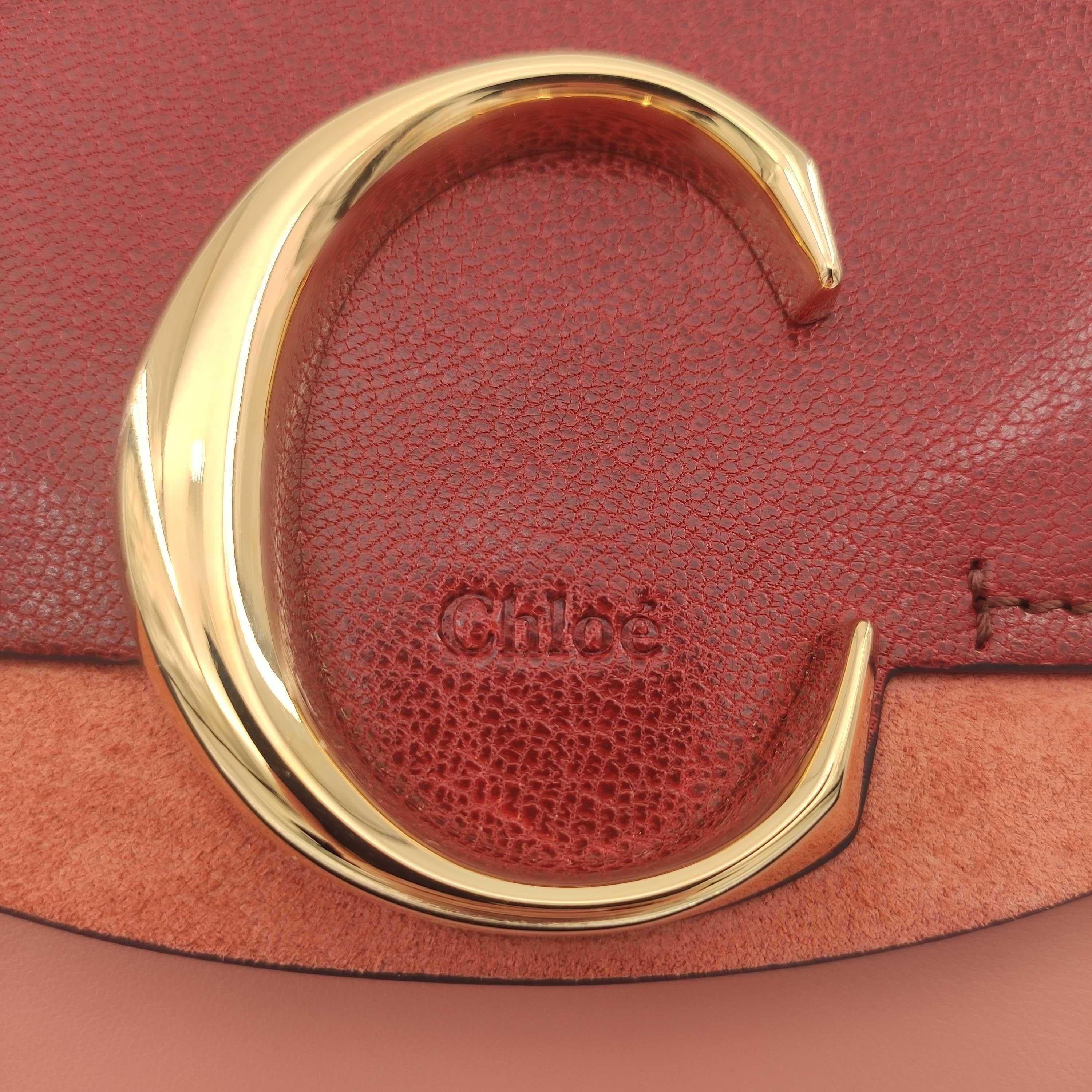 CHLOÉ C bag Shoulder bag in Red Leather 1