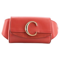 Chloe C Belt Bag Leather with Suede