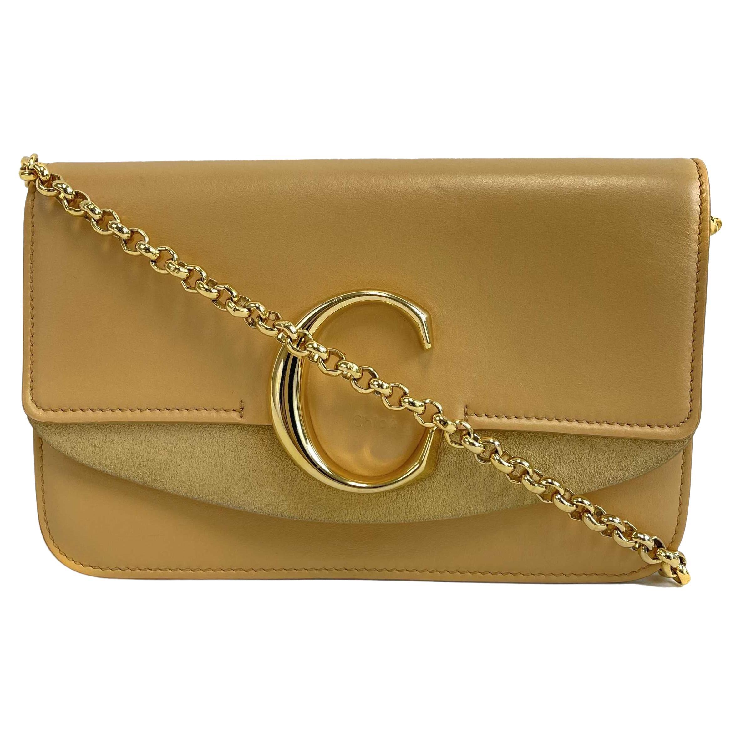 	Chloe - C Clutch With Chain Crossbody / Shoulder Bag