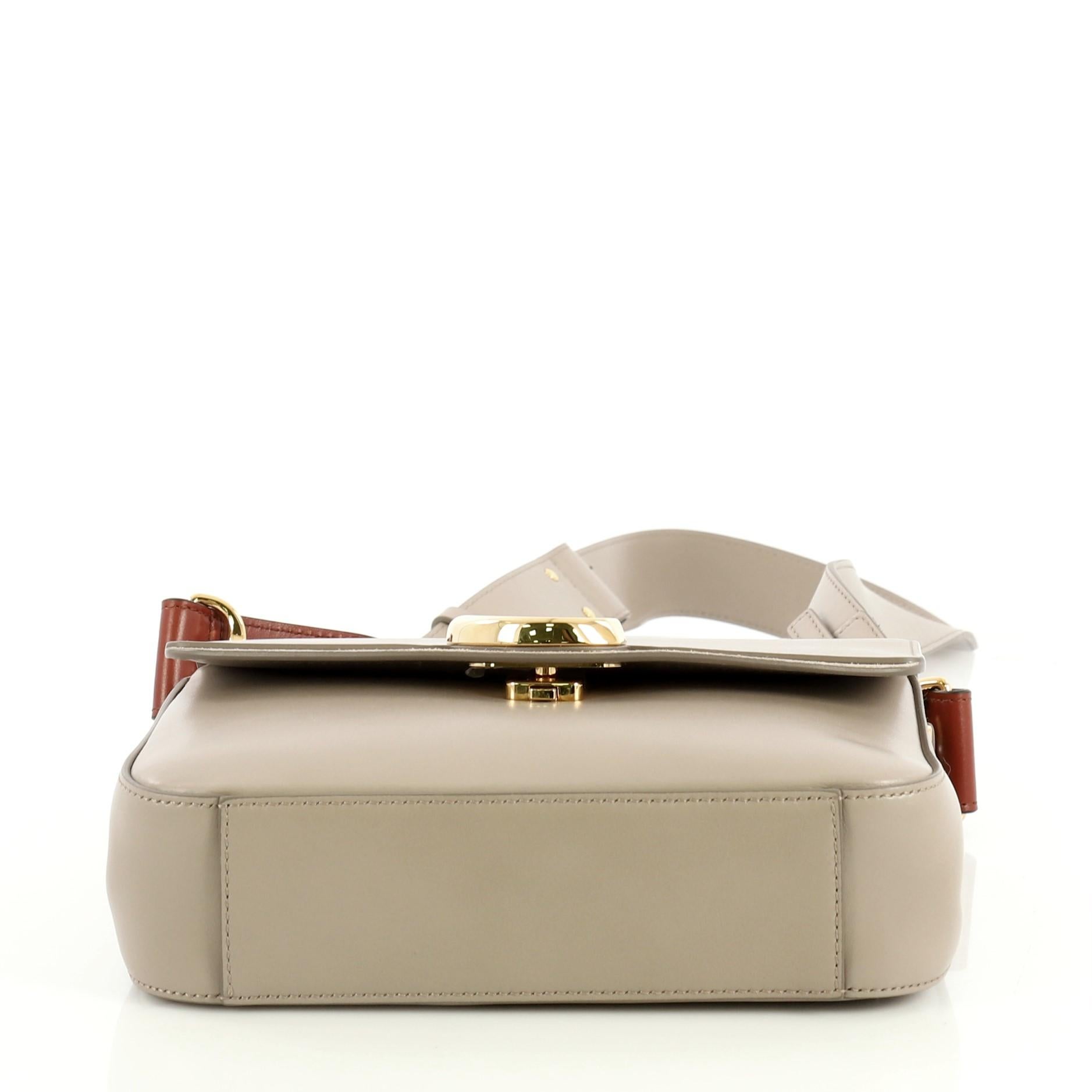 Chloe C Double Carry Bag Leather Small In Excellent Condition In NY, NY
