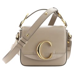 Chloe C Flap Bag Leather Mini