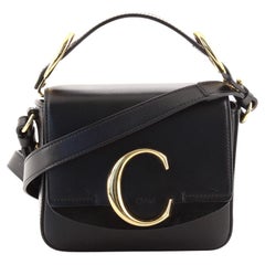 Chloe C Flap Bag Leather Mini