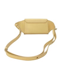 Chloé C Leather Belt Bag Suede Trim Crossbody