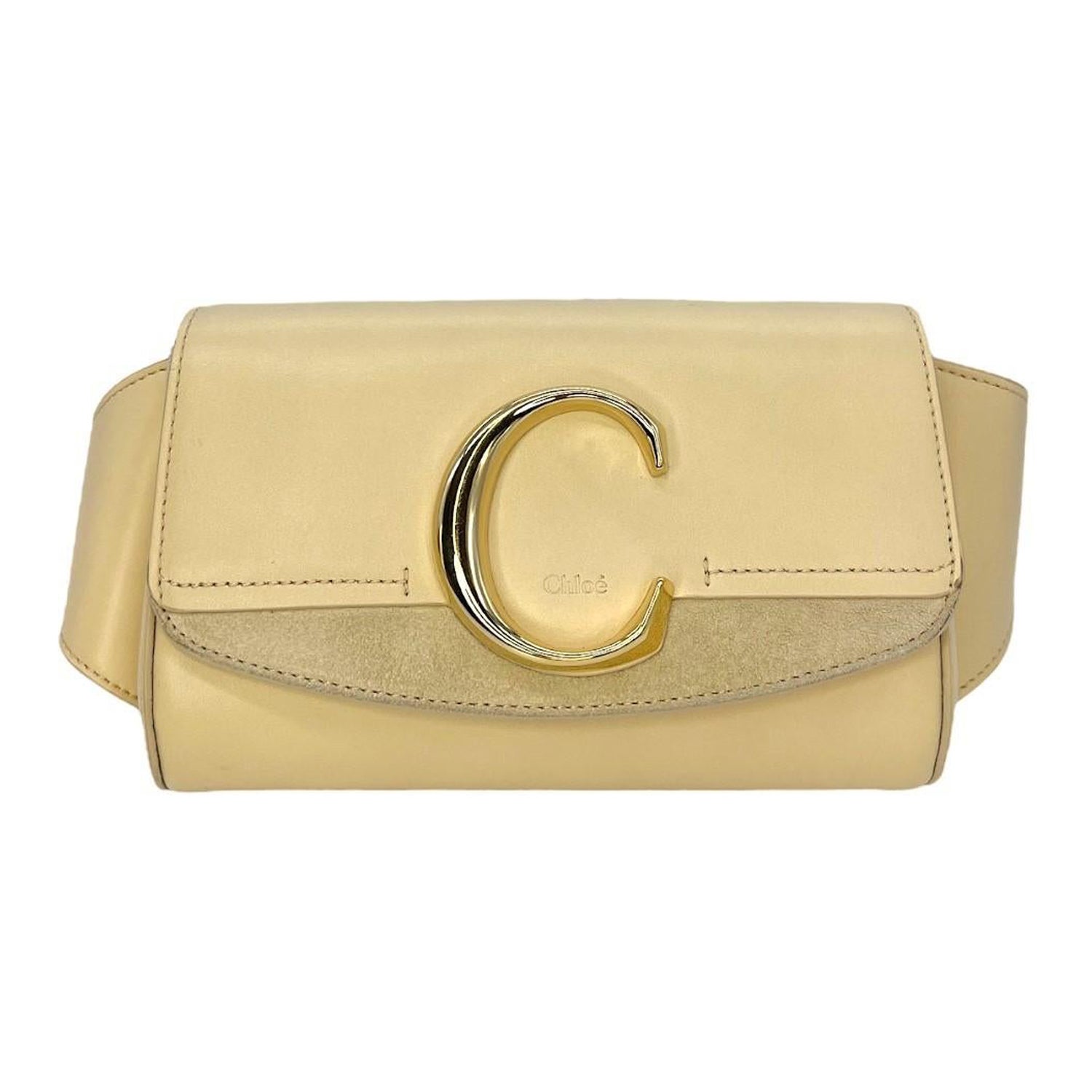 Chloé C Gürteltasche aus Leder mit Wildlederbesatz Crossbody