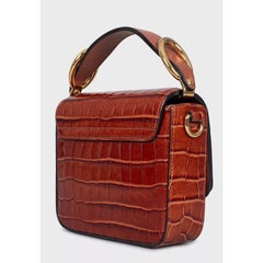 Chloe C Mini Crossbody Brown Leather Bag