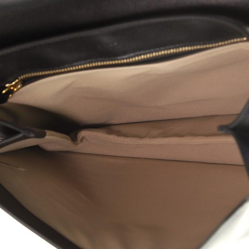Black Chloe C Shoulder Bag Leather Medium