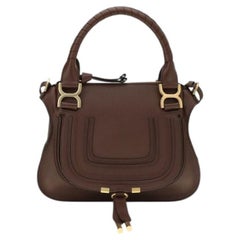 Chloé Calf Leather Shoulder Bag — Brown