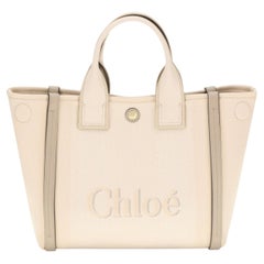 Chloé Carry Tote-Tasche – Beige