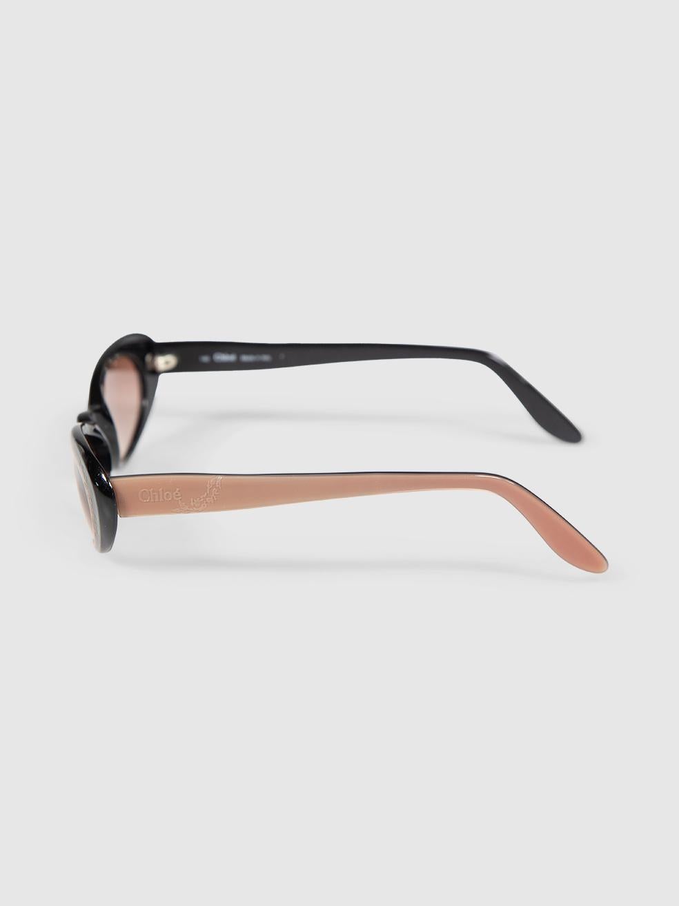 Occhiali da sole Chloé Cat Eye Brown Gradient In condizioni ottime a London, GB