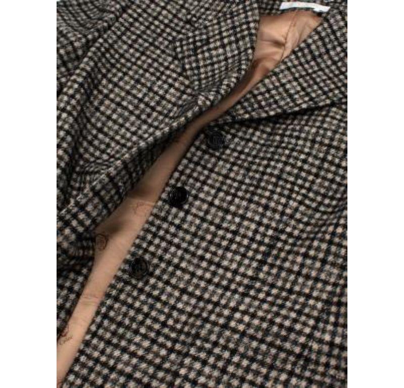 Chloe Check Tweed Single Breasted Jacket For Sale 5