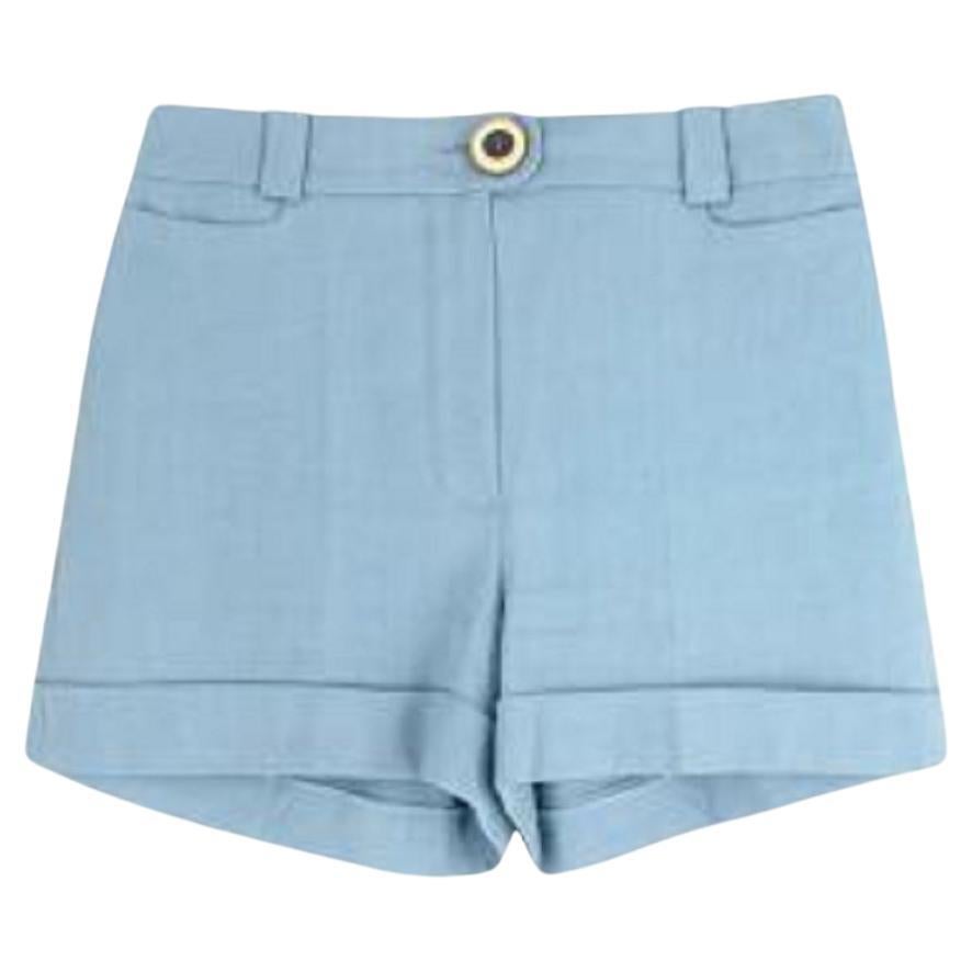 Chloe Chloé Powder Blue Tailored Shorts For Sale