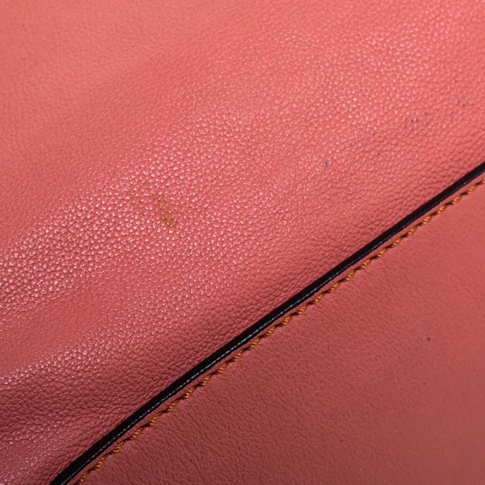 Chloe Cinnamon Rose Leather Elsie Top Handle Bag 4