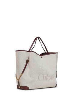 Chloé Clover Shoulder Bag — Brown