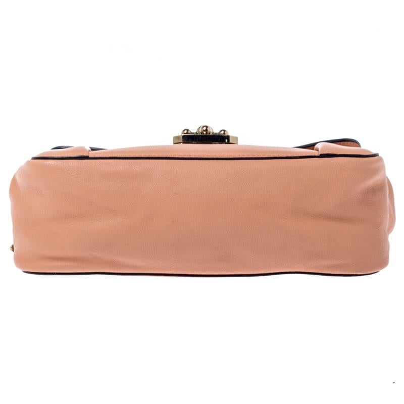 Chloe Coral Leather Medium Elsie Shoulder Bag 1