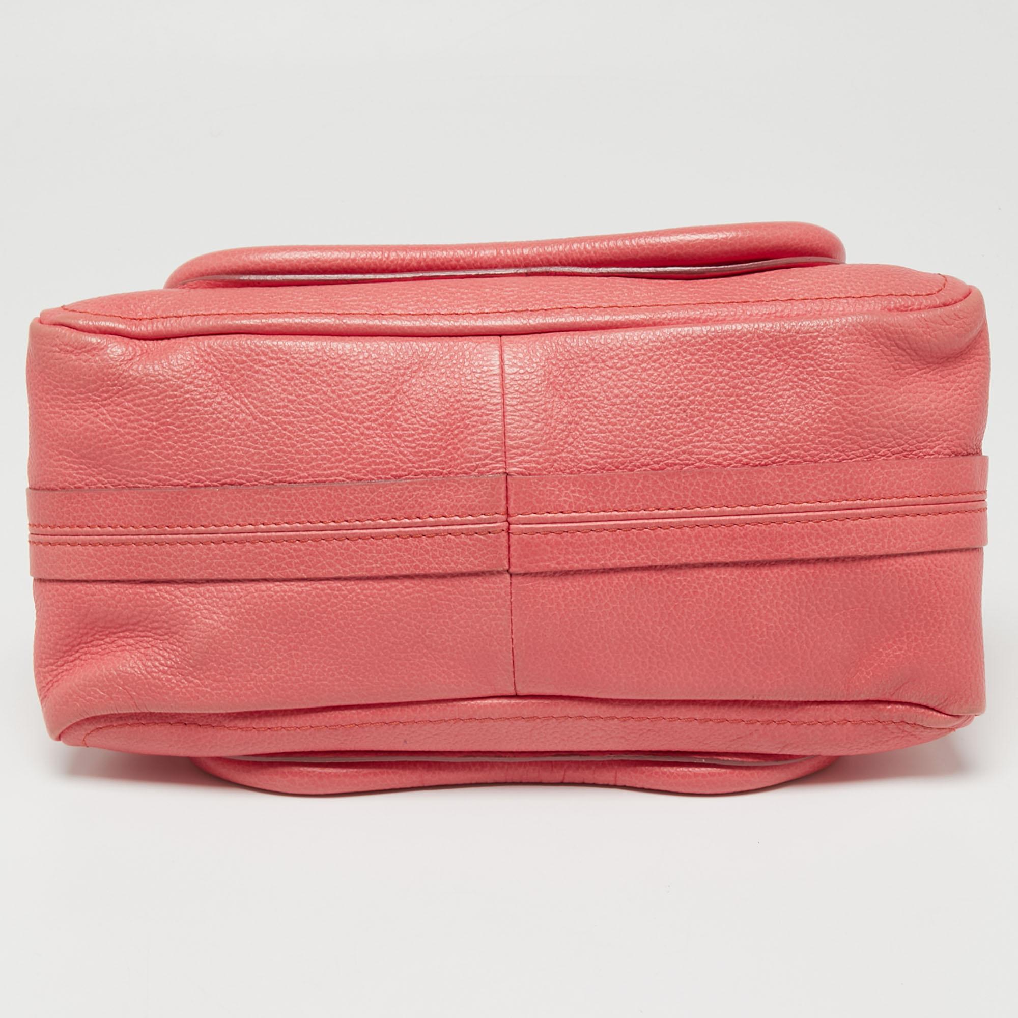 coral pink bag