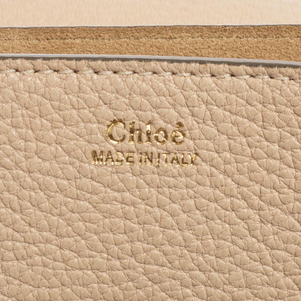 Chloé Cream Leather Medium Drew Shoulder Bag 3