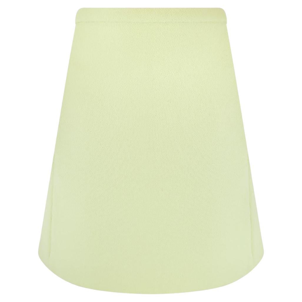 CHLOE Crepe Wool A-Line Skirt For Sale