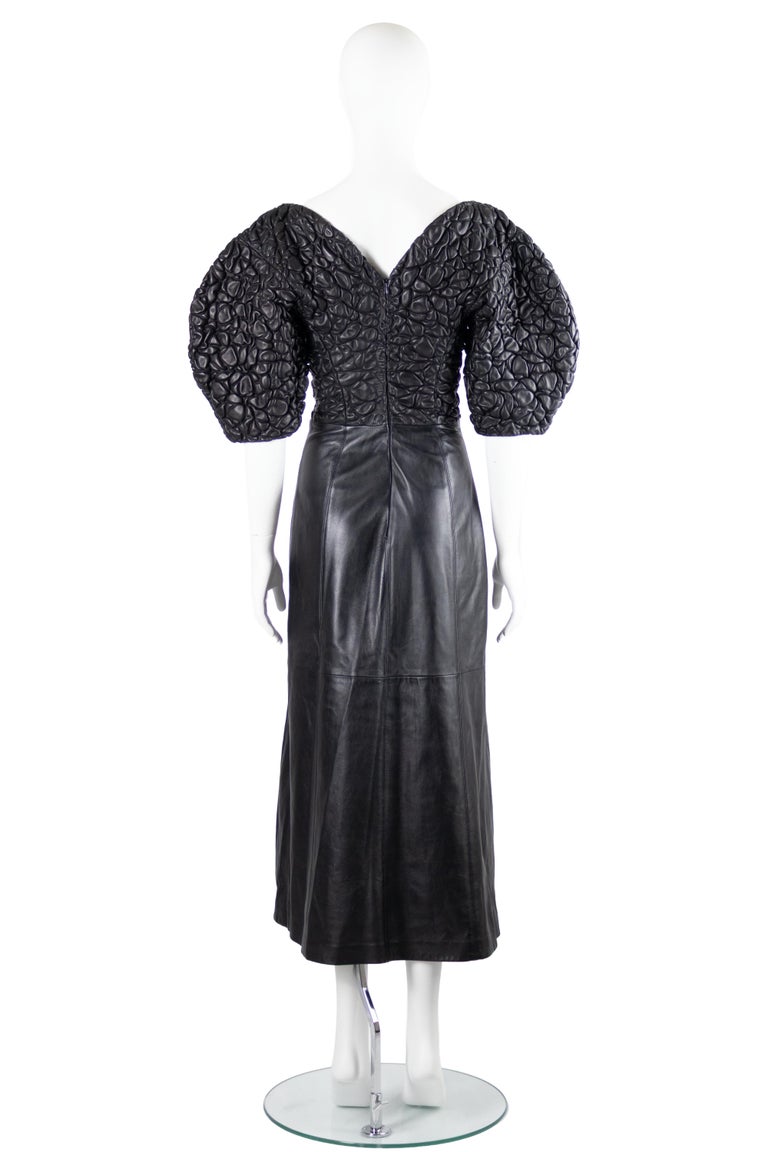 gabriela hearst leather dress Chloé Runway Worn Spring/Summer 2024 Black Midi Dress, For Sale at 1stDibs Maxi dress