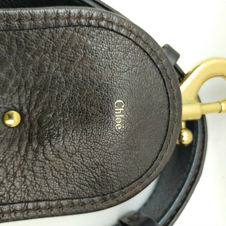 Chloé Dark Brown Leather Kerala Shoulder Bag 862271 For Sale 4