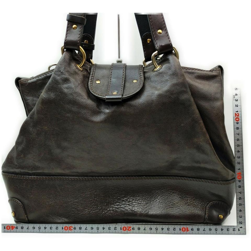Chloé Dark Brown Leather Kerala Shoulder Bag 862271 For Sale 2