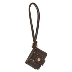 Chloe Dark Brown Leather Key Holder
