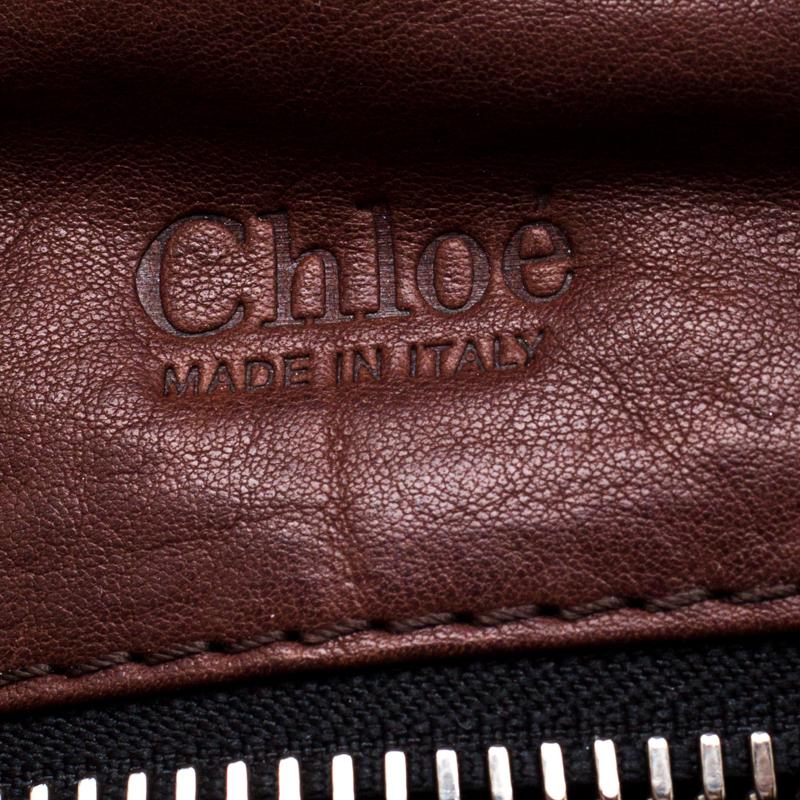 Women's Chloe Dark Brown Leather Large Betty Satchel