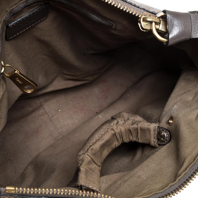 Chloe Dark Brown Leather Medium Marcie Shoulder Bag 3