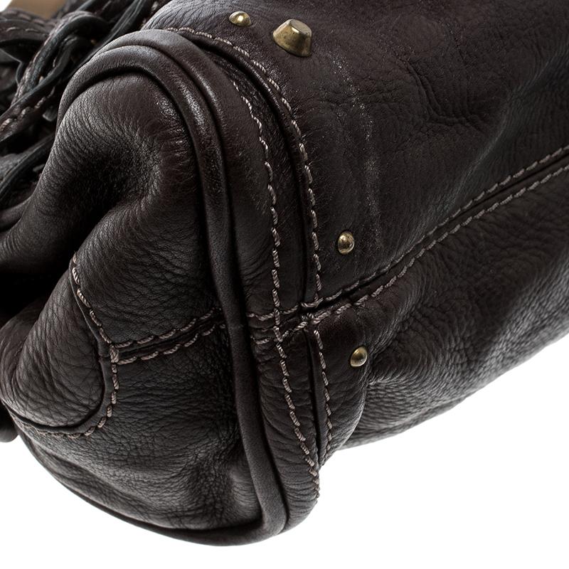 Chloe Dark Brown Leather Mini Paddington Satchel 2