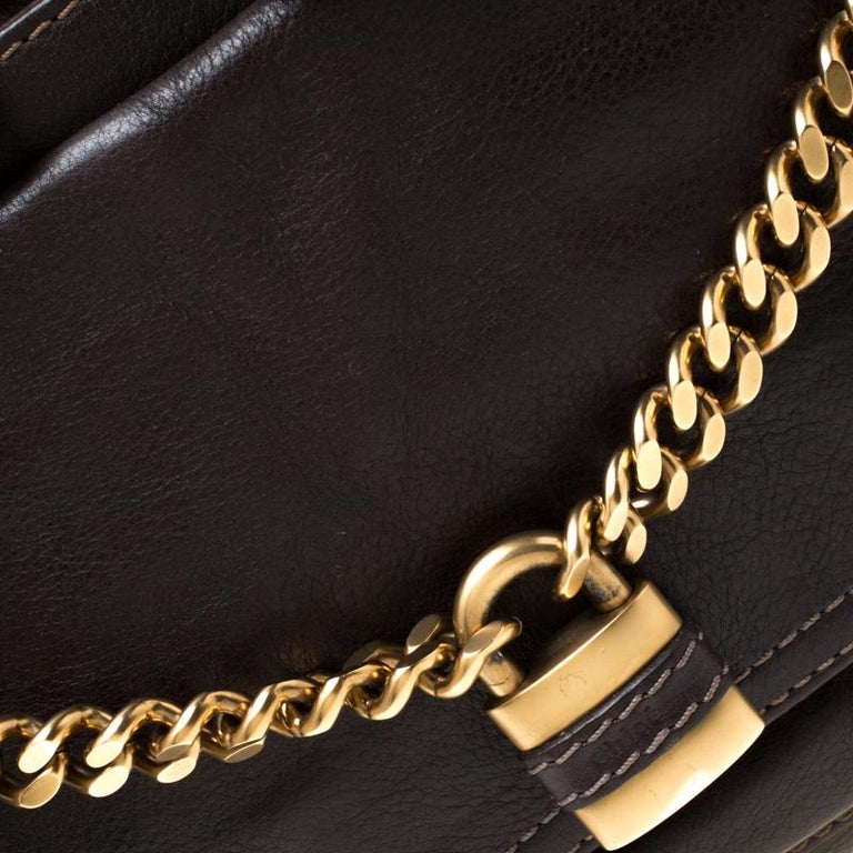Chloe Dark Brown Leather Paddington Capsule Satchel For Sale at 1stdibs
