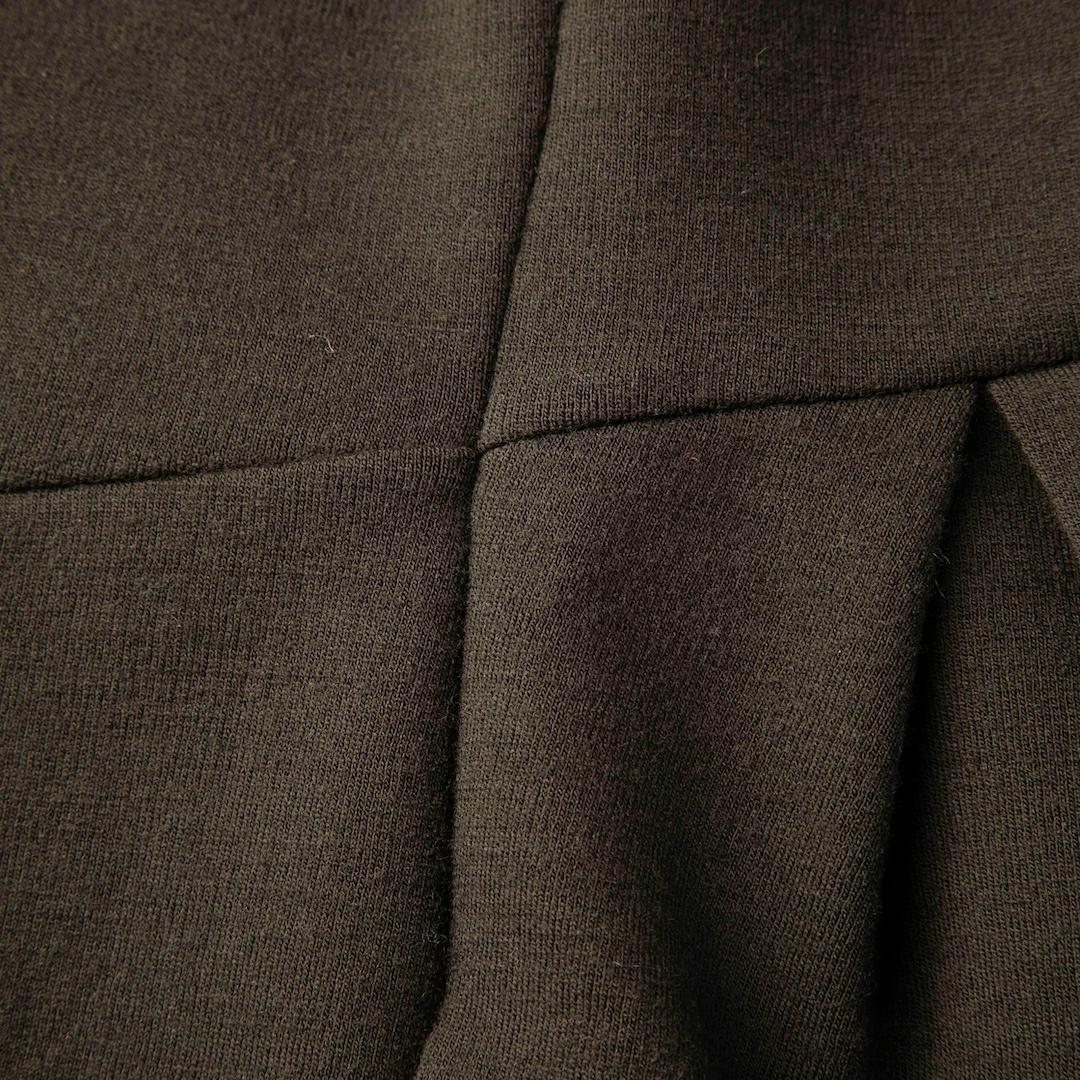 Noir Chloé Dark Green Wool Sleeveless Dress Size S en vente