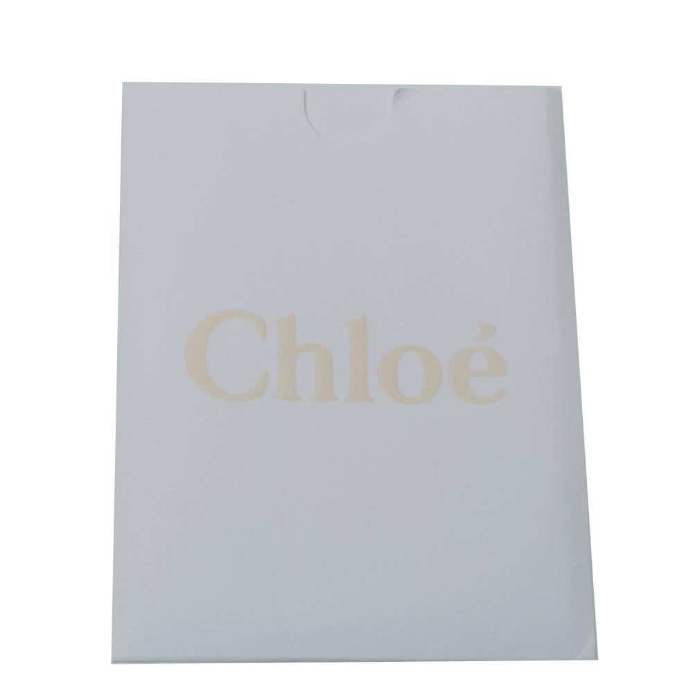 Chloe Dark Grey Leather Sally Clutch 1